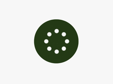 Шлиф Круг VX-Green, 125мм, 8 Отверстий, P60