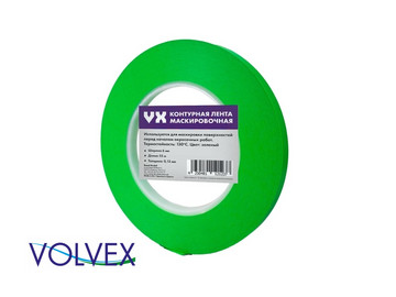 Лента Контурная VX-FineLine, Зелёная, 6мм, 55м